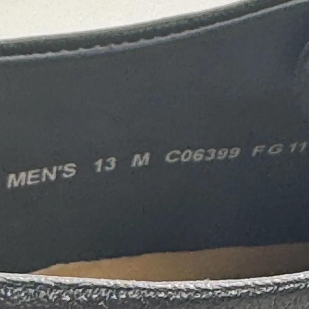 Cole Haan Black Beckett Split Toe Leather 3 Eyelet Oxfords Sz-13 C06399‎ FG11